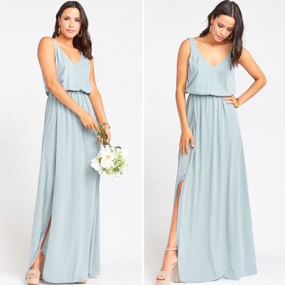Show Me Your MUMU Kendall Maxi Dress Green - Picture 1 of 11